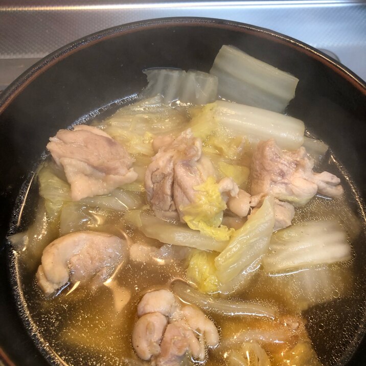 鶏肉と白菜のスープ煮込み^_^